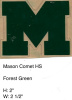 Mason Comets HS 2012(OH) M forest green